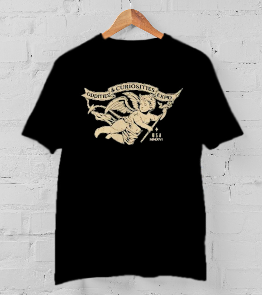 Oddities And Curiosities Expo Angel B+C USA T-Shirt