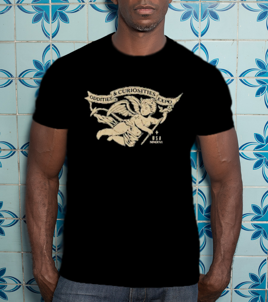 Oddities And Curiosities Expo Angel B+C USA T-Shirt