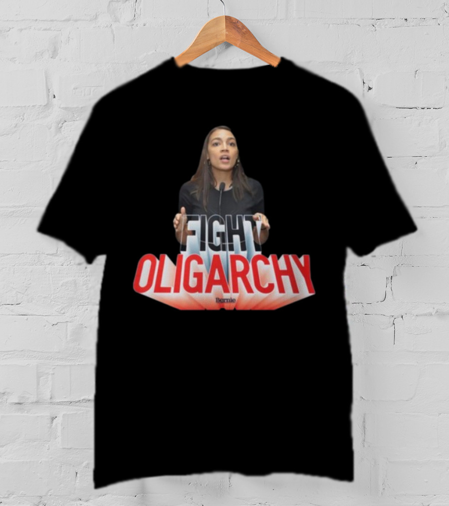 FIGHT OLIGARCHY Bernie T-Shirt