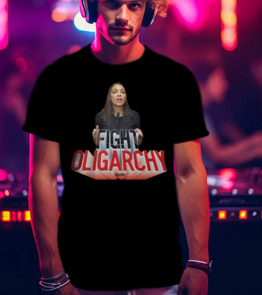 FIGHT OLIGARCHY Bernie T-Shirt