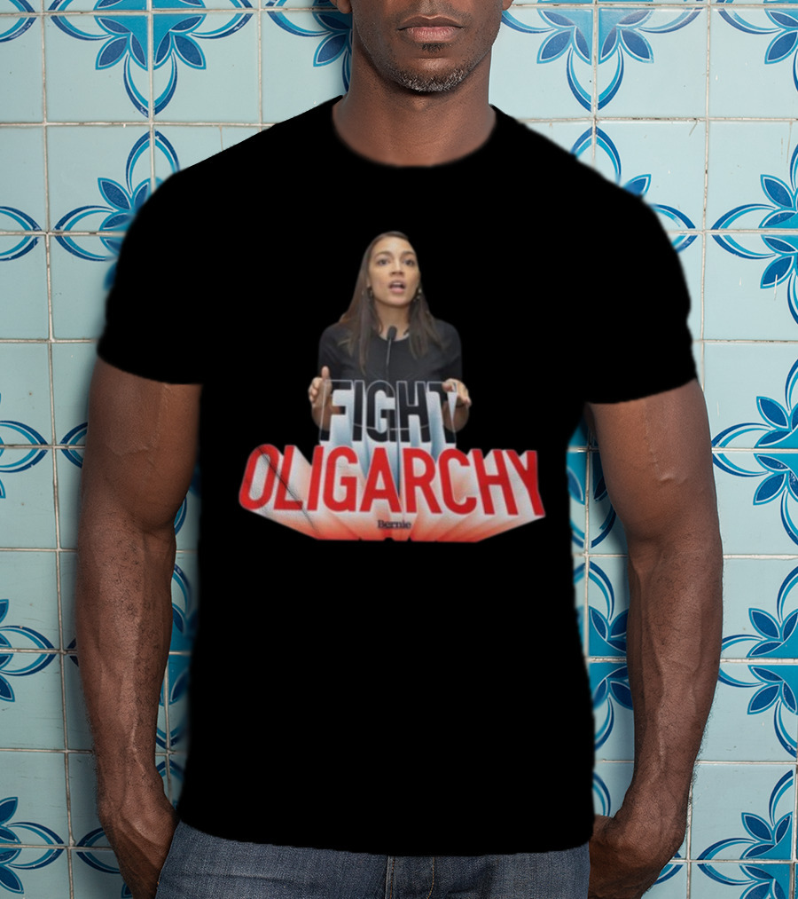 FIGHT OLIGARCHY Bernie T-Shirt