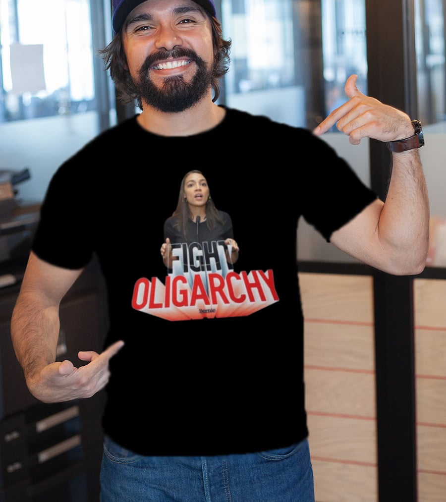 FIGHT OLIGARCHY Bernie T-Shirt