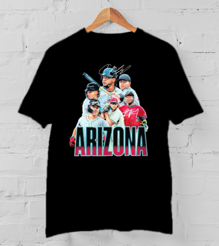 Arizona Diamondbacks MLB Players Signatures Series T-Shirt