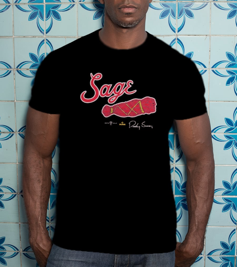 Atlanta Braves Sage Chop Patrick Semansky T-Shirt