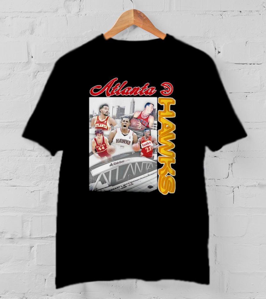 Atlanta Hawks State Farm Arena Basketball Players T-Shirt