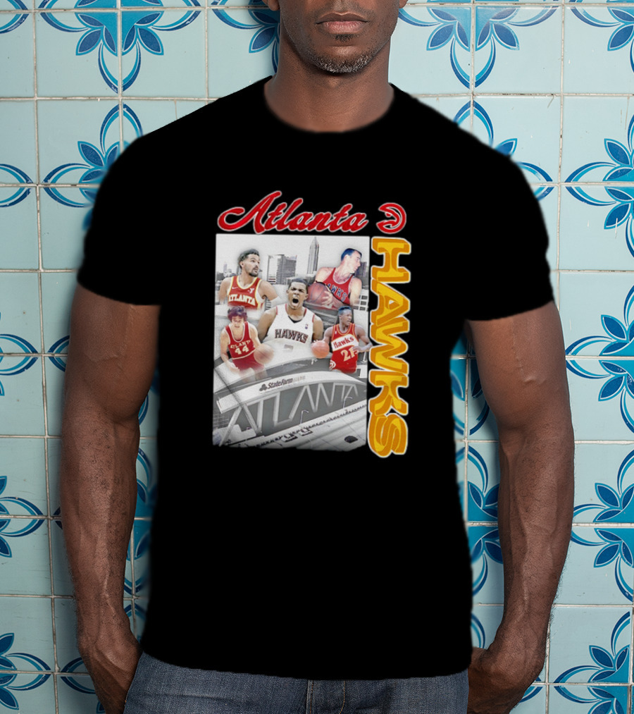 Atlanta Hawks State Farm Arena Basketball Players T-Shirt