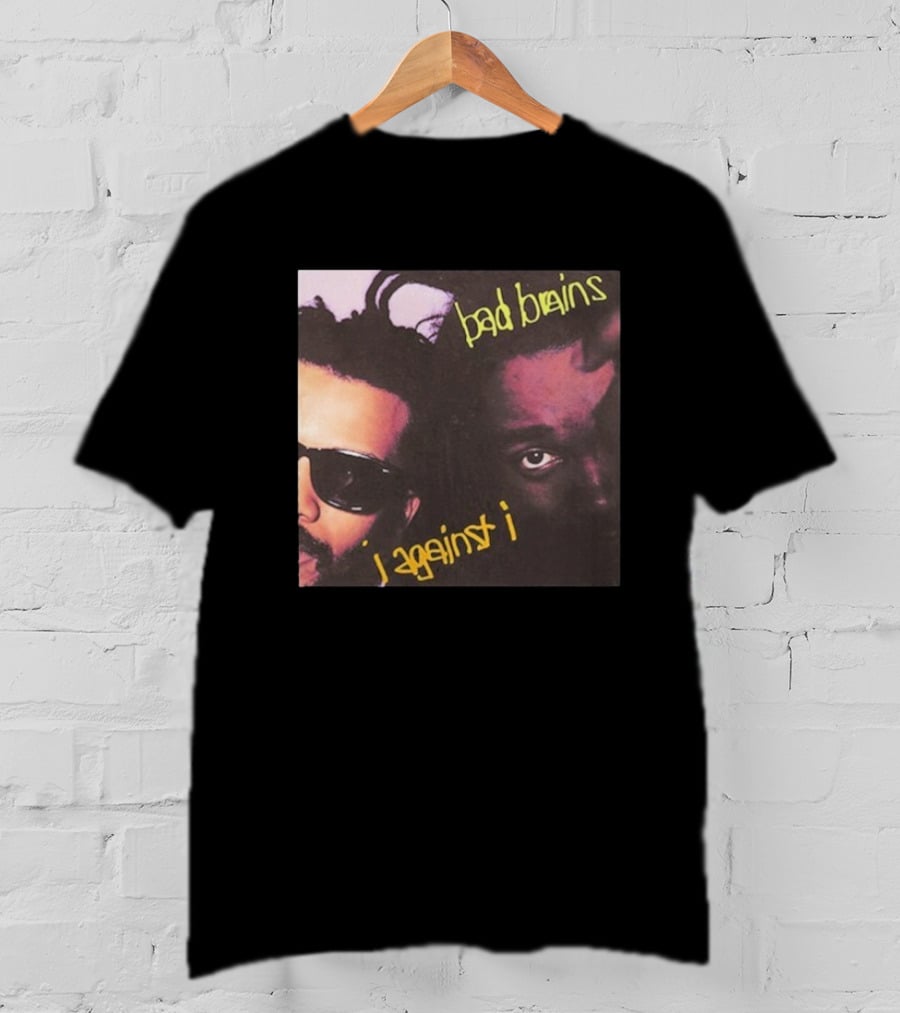 Bad Brains I Against I Album Cover Two Faces With Sunglasses And Dreadlocks T-Shirt