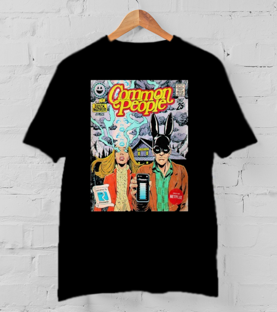 Black Mirror Comics Common People Netflix 2025 T-Shirt