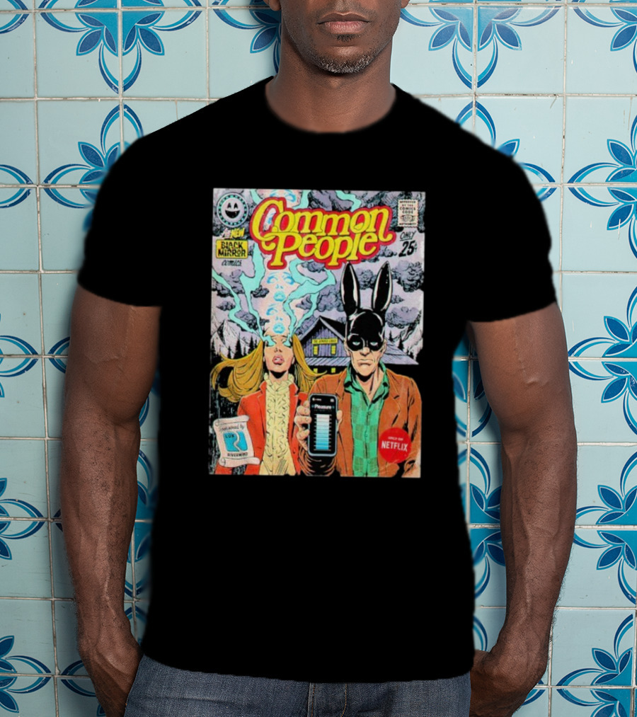 Black Mirror Comics Common People Netflix 2025 T-Shirt