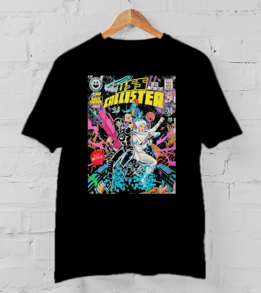 Black Mirror Comics USS Callister Into Infinity Issue 25 Netflix Official 2025 T-Shirt