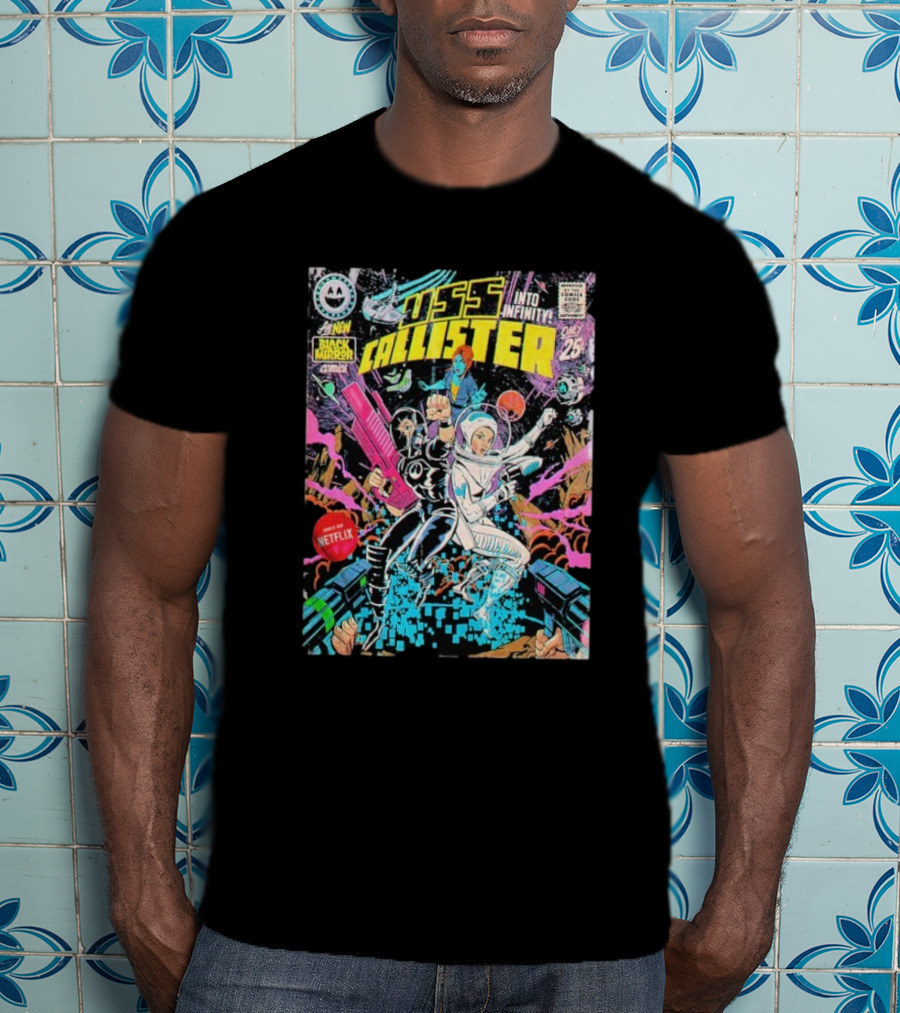 Black Mirror Comics USS Callister Into Infinity Issue 25 Netflix Official 2025 T-Shirt