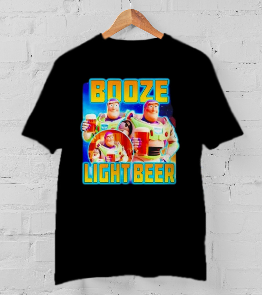 Buzz Lightyear Booze Light Beer Toy Story Parody T-Shirt