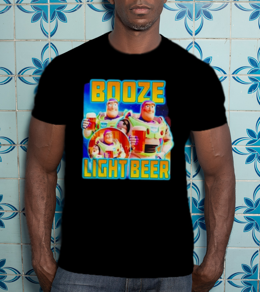 Buzz Lightyear Booze Light Beer Toy Story Parody T-Shirt