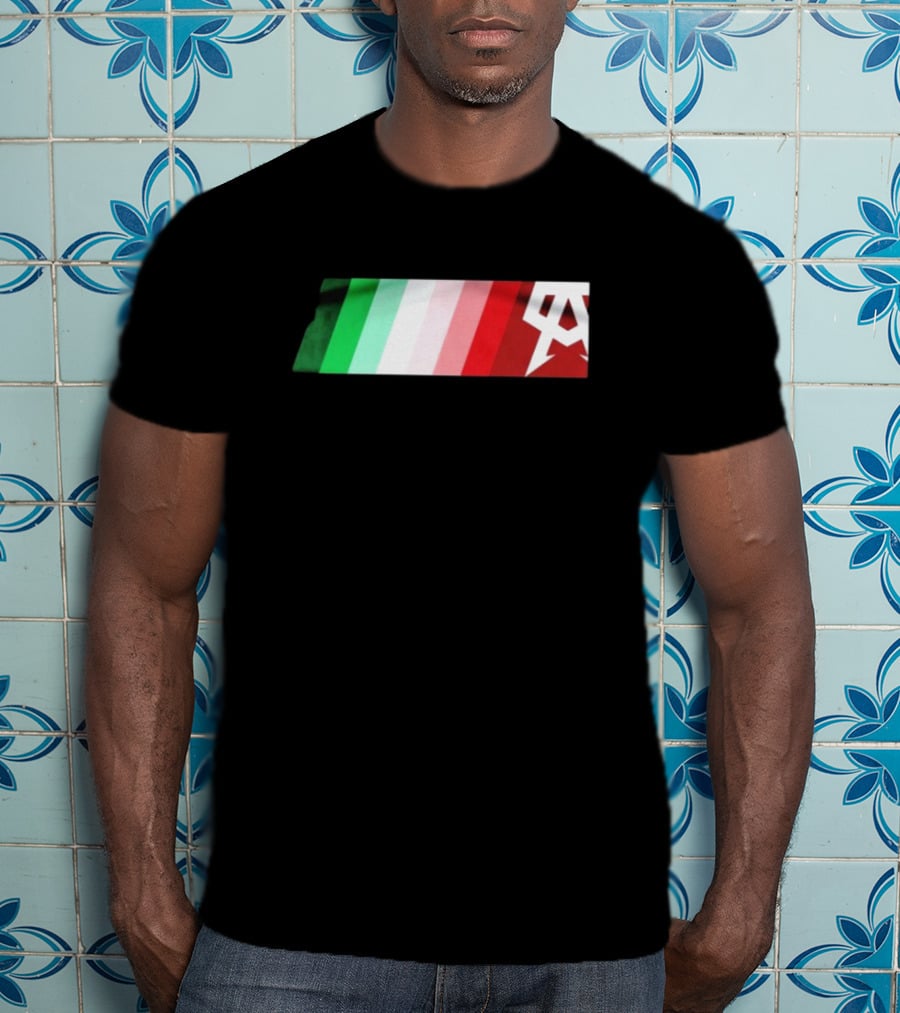 Canelo Alvarez Mexico Boxing Green White Red Symbol T-Shirt
