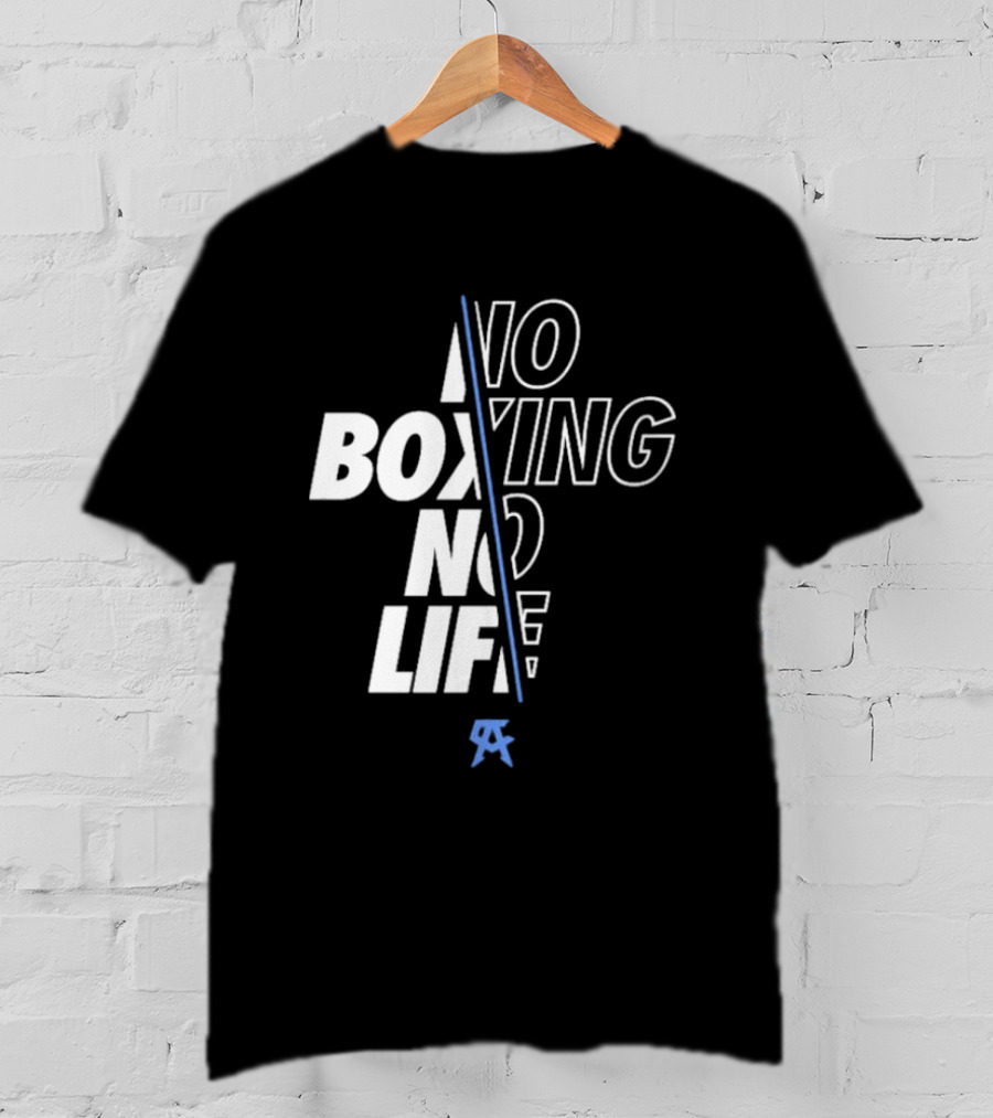 Canelo Alvarez No Boxing No Life Stylized Text With Icon T-Shirt