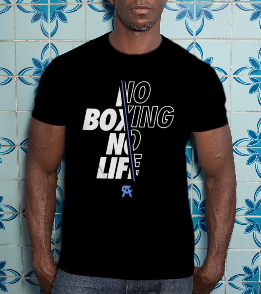 Canelo Alvarez No Boxing No Life Stylized Text With Icon T-Shirt