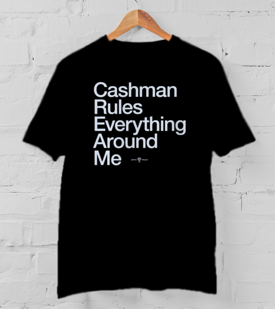 Cashman Rules Everything Around Me Trophy Symbol T-Shirt