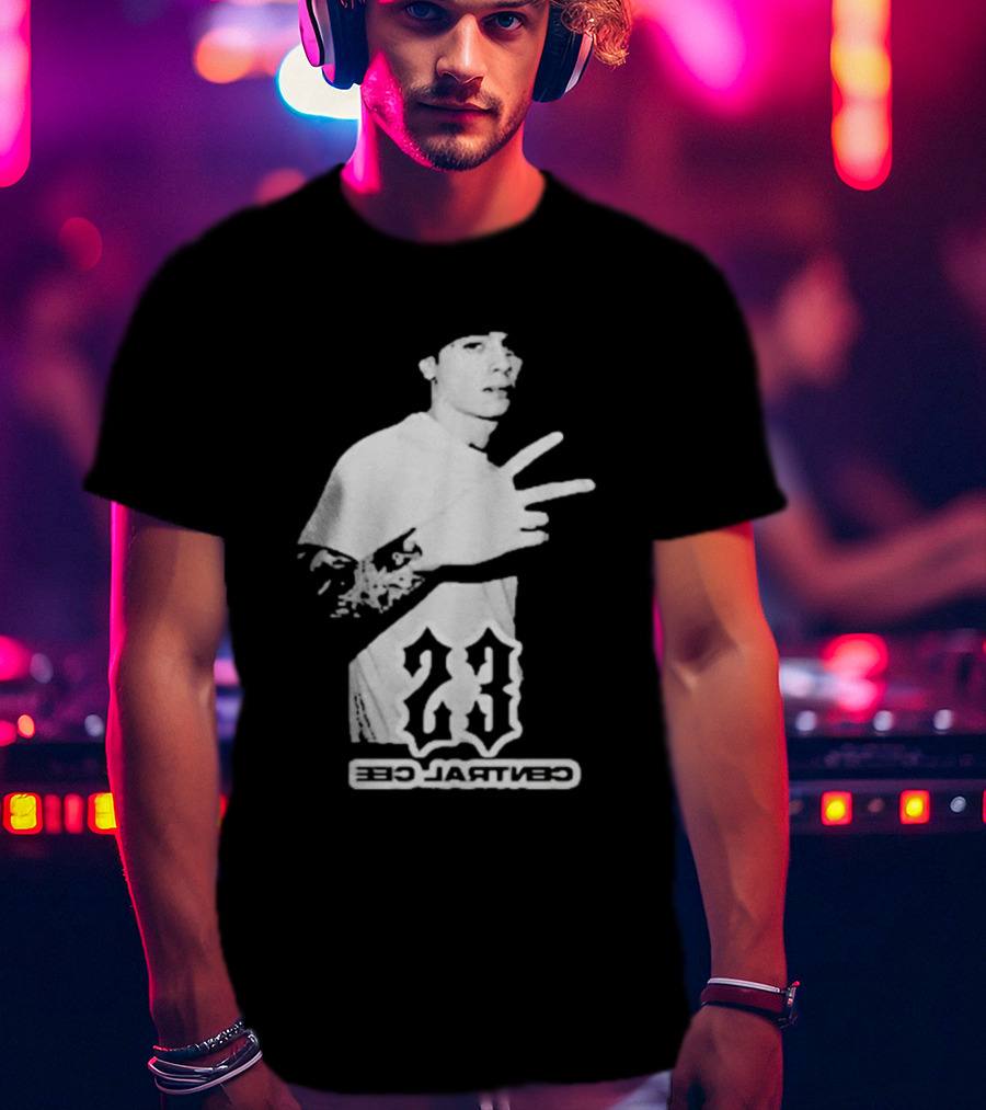 Central Cee Rap Bro Mask 23 White T-Shirt