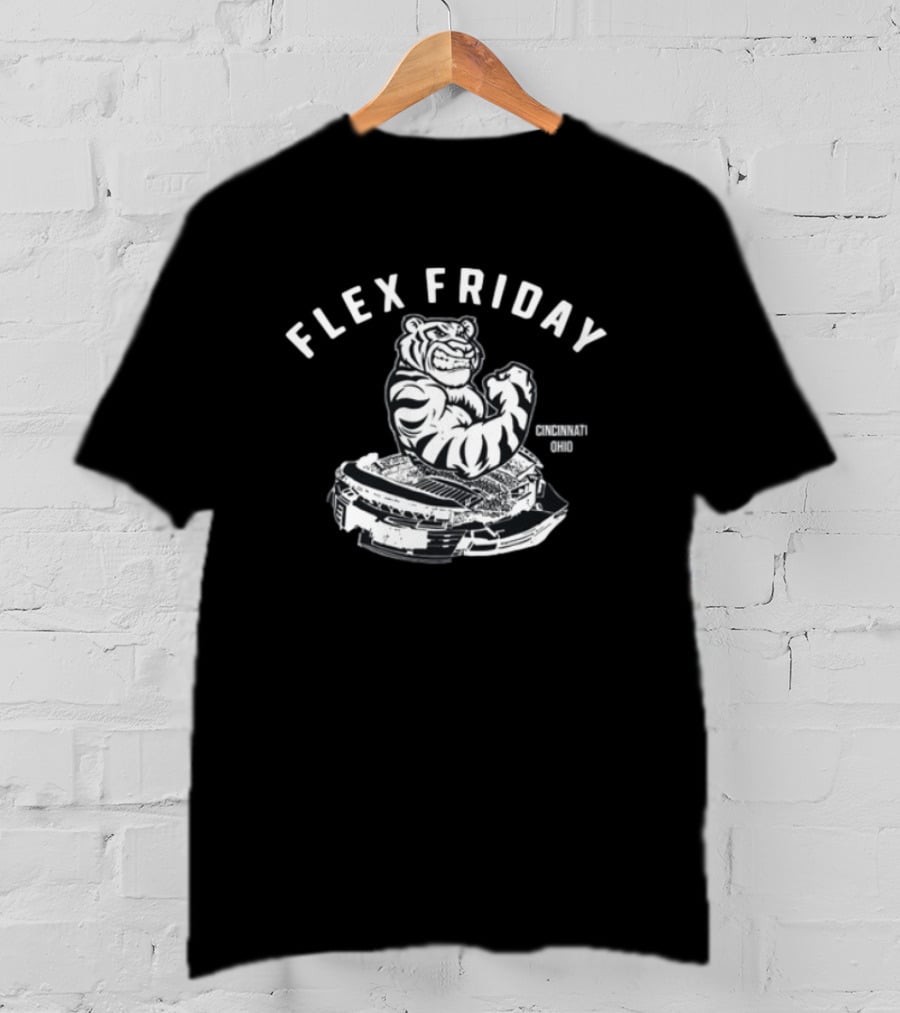 Flex Friday Cincinnati Ohio Tiger Stadium T-Shirt