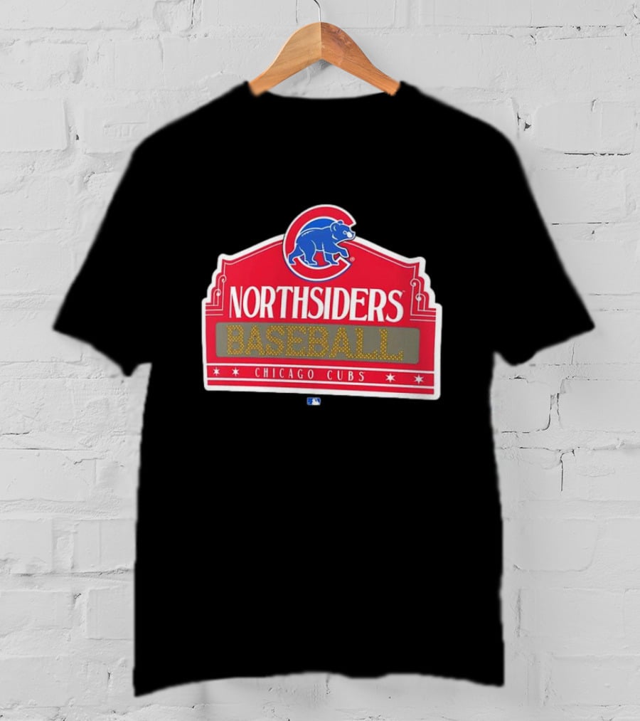 Northsiders Baseball Chicago Cubs Bear Emblem T-Shirt