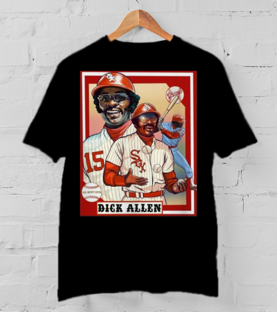 Dick Allen Chicago White Sox AL MVP 1972 Vintage Baseball Legend T-Shirt