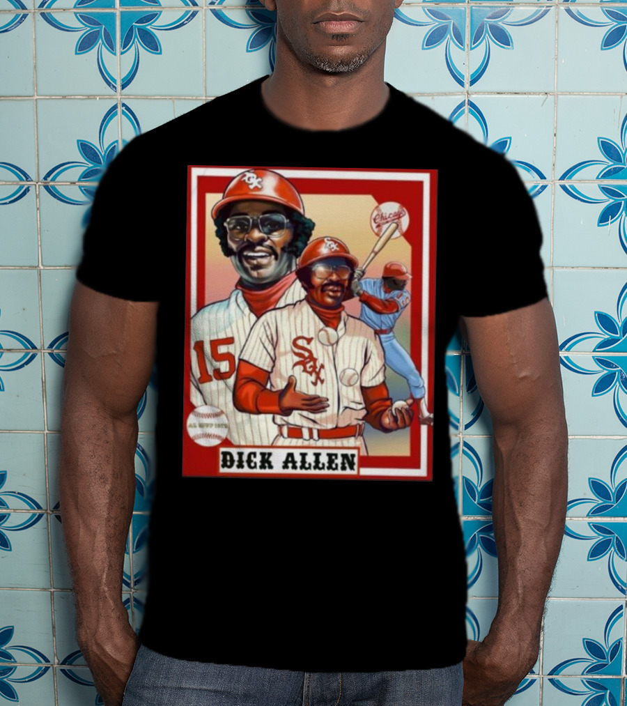 Dick Allen Chicago White Sox AL MVP 1972 Vintage Baseball Legend T-Shirt
