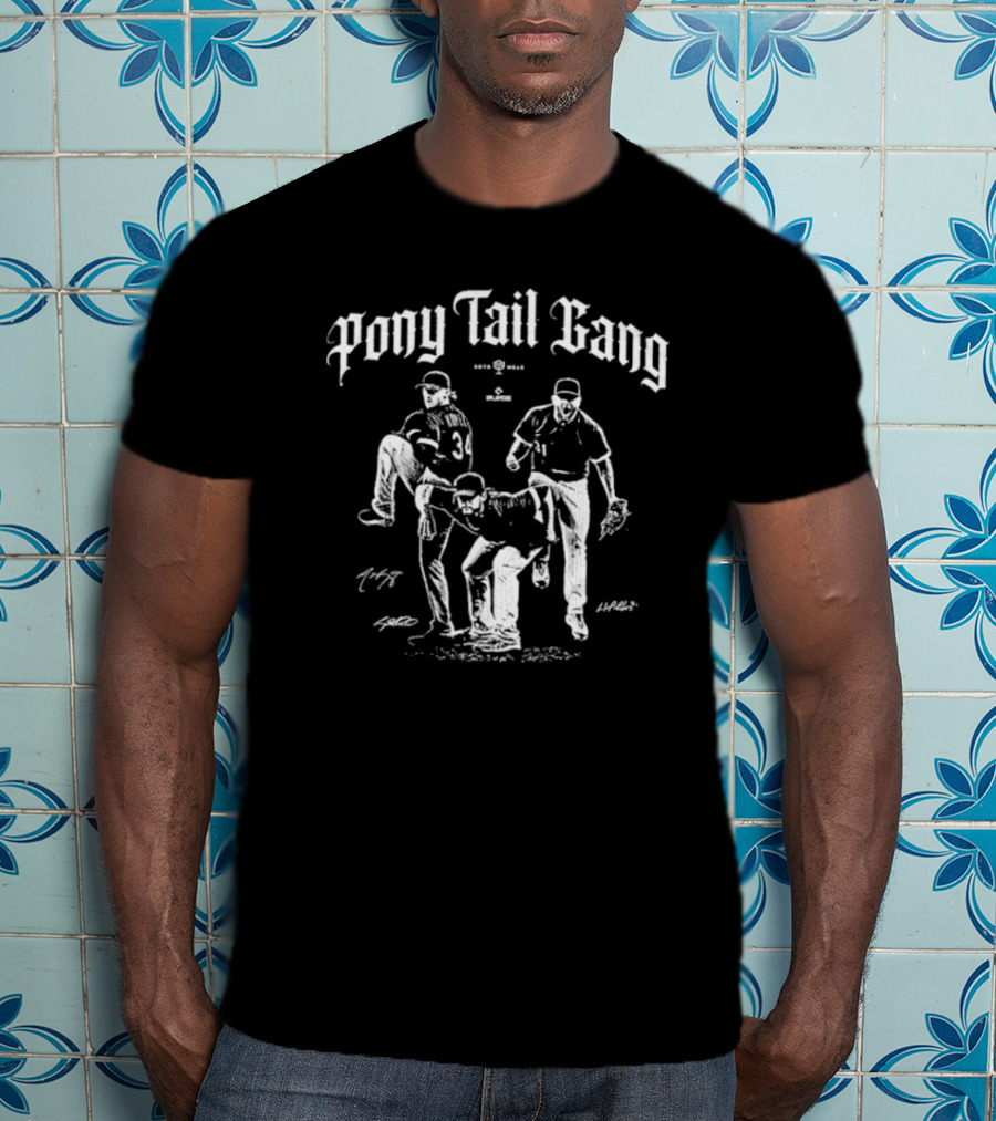 Pony Tail Gang Chicago White Sox Player Signatures T-Shirt