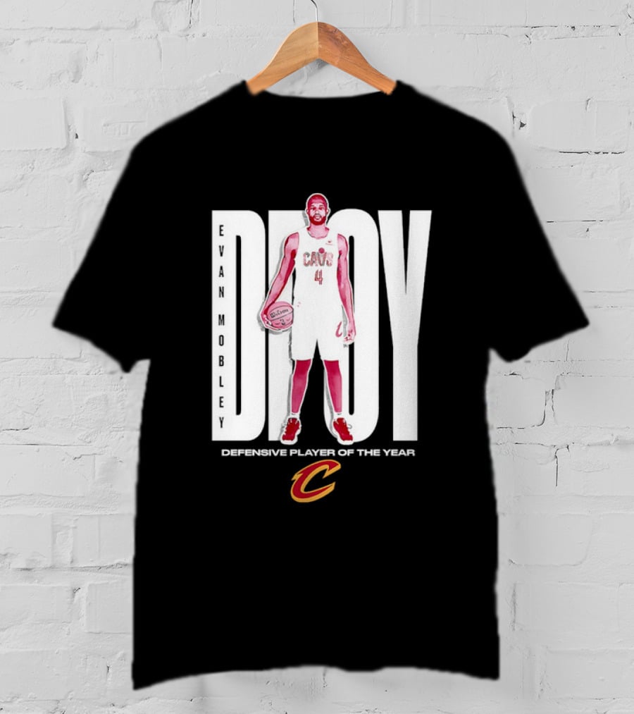 Cleveland Cavaliers Evan Mobley DPOY Defensive Player Of The Year 4 Cavs T-Shirt