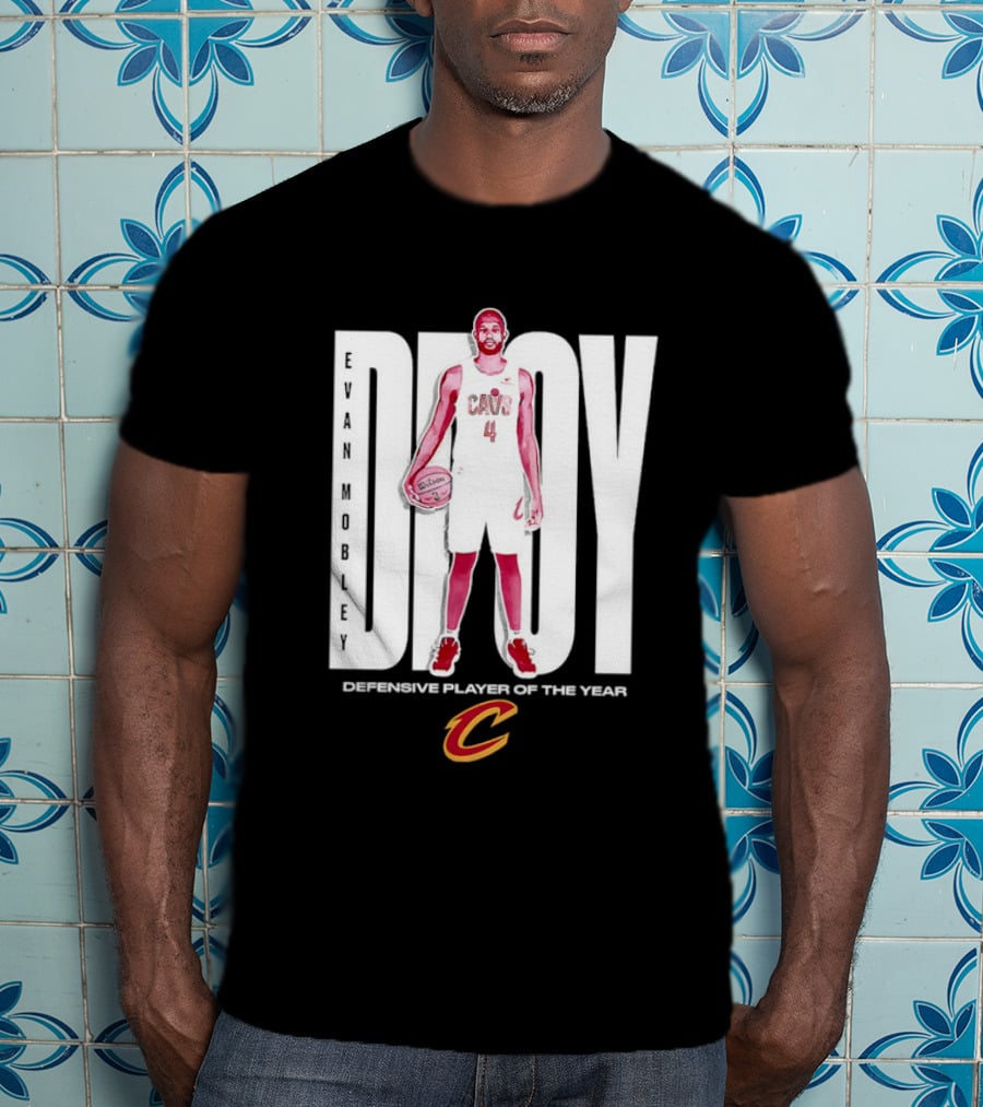 Cleveland Cavaliers Evan Mobley DPOY Defensive Player Of The Year 4 Cavs T-Shirt