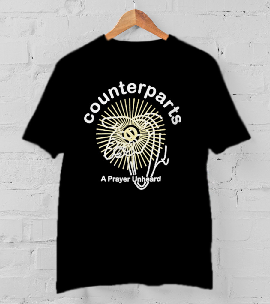 Counterparts A Prayer Unheard Radiant Hand Drawing T-Shirt