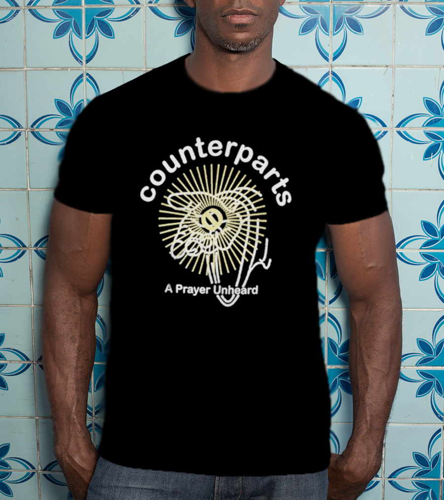 Counterparts A Prayer Unheard Radiant Hand Drawing T-Shirt