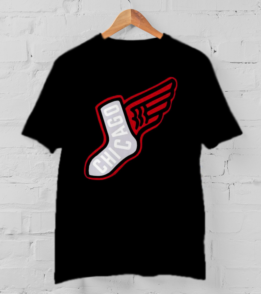 Chicago Winged Sock T-Shirt