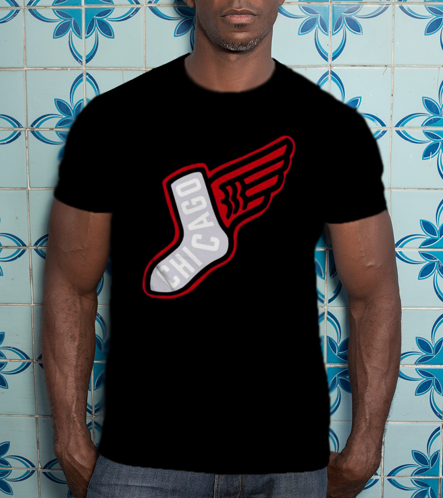 Chicago Winged Sock T-Shirt
