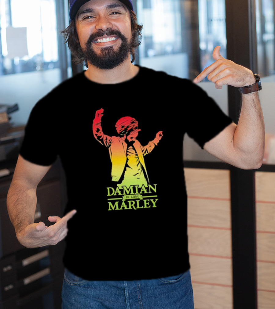 Damian Marley Reggae Colors Dancing T-Shirt