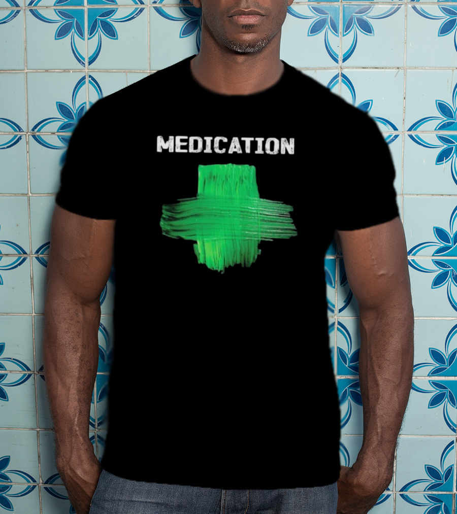 Damian Marley Medication Green Cross T-Shirt