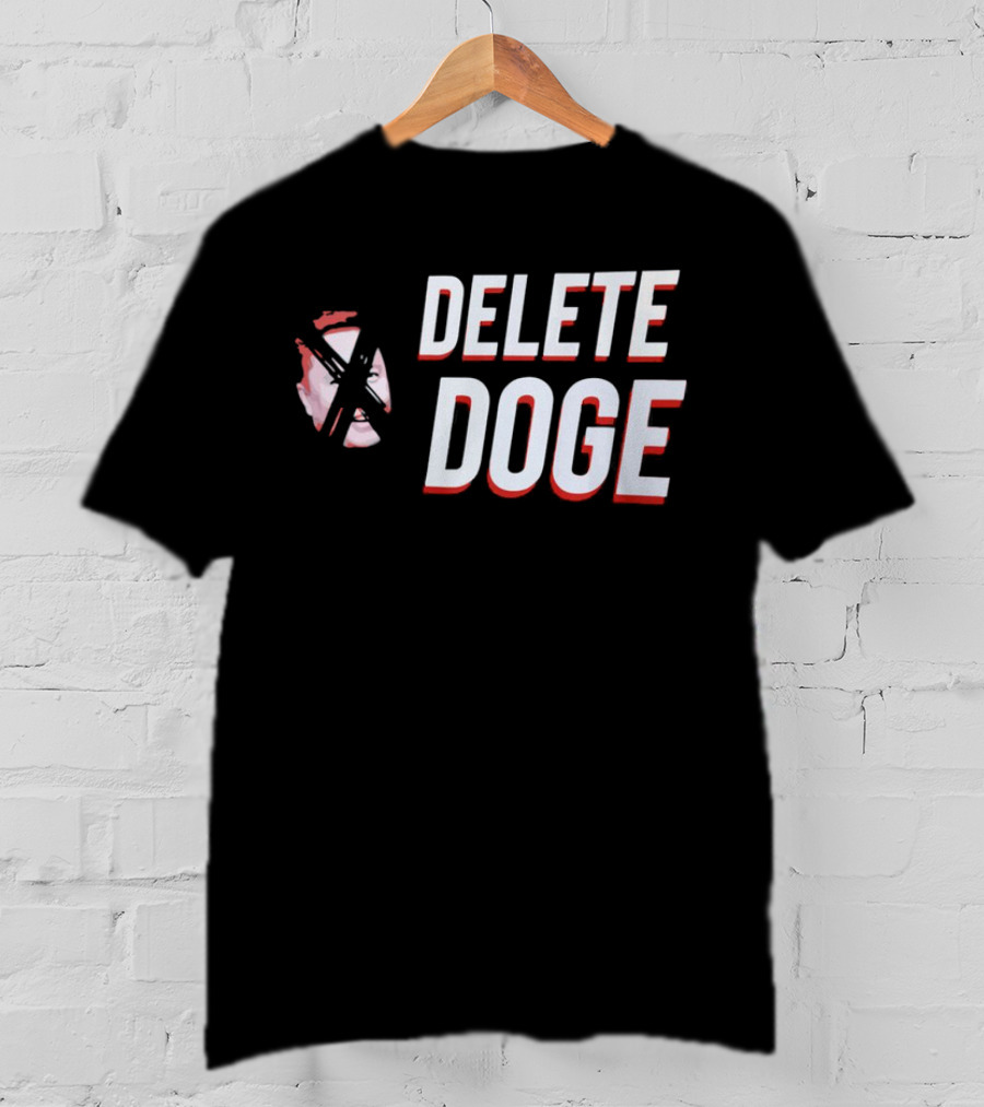 Delete Doge Anti Elon Musk Meme Crossover T-Shirt