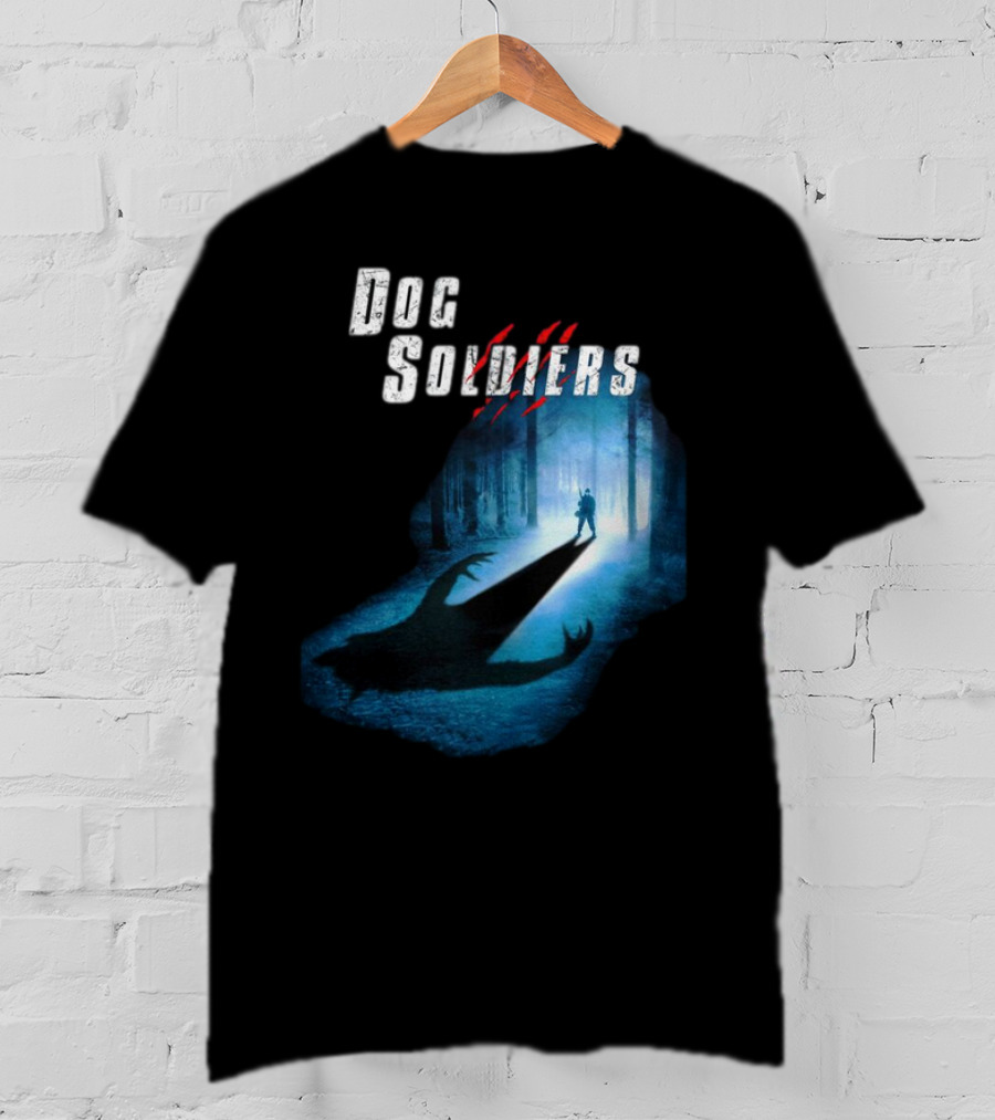 Dog Soldiers Werewolf Shadow In Forest Scene T-Shirt