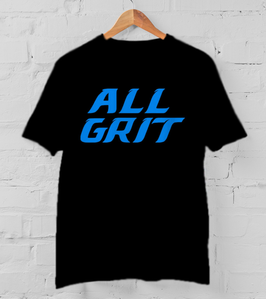 Detroit All Grit Football Motivation T-Shirt