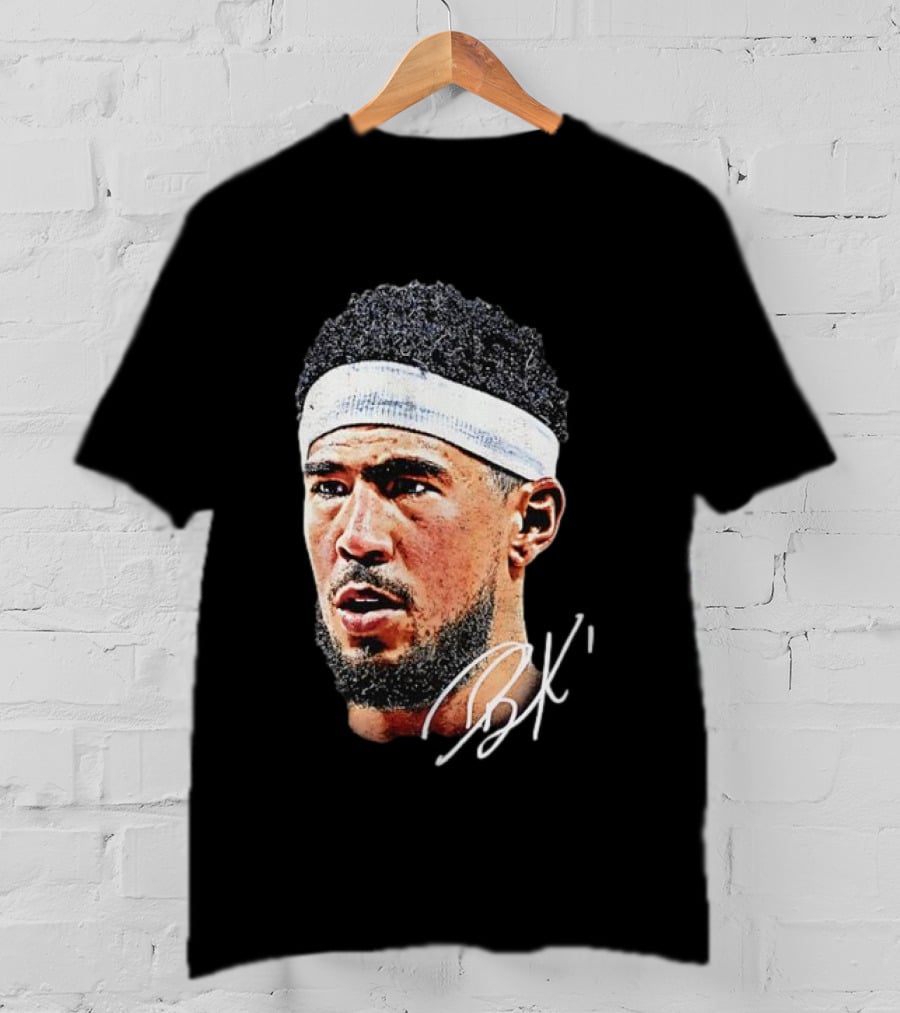 Devin Booker NBA Big Face BK Signature T-Shirt
