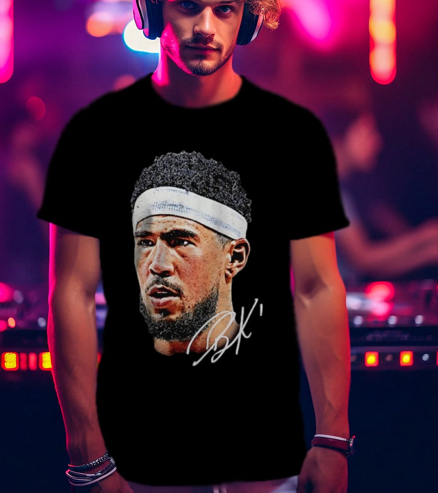 Devin Booker NBA Big Face BK Signature T-Shirt