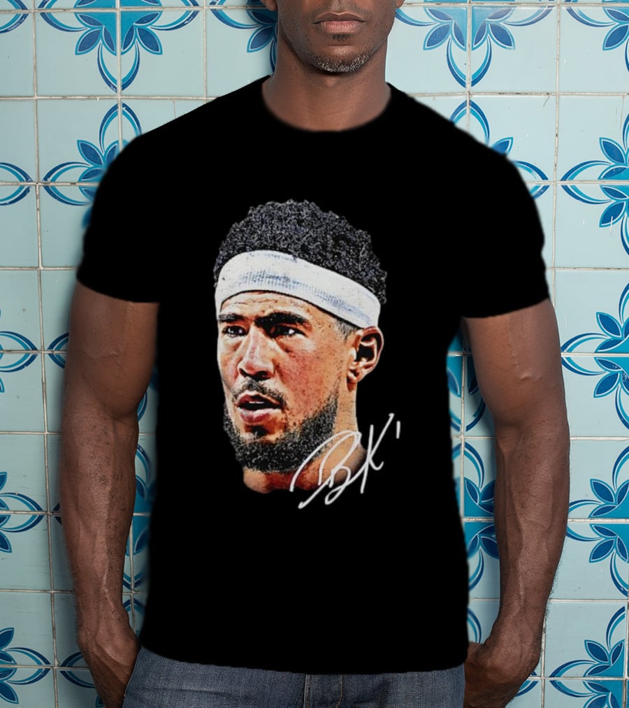 Devin Booker NBA Big Face BK Signature T-Shirt