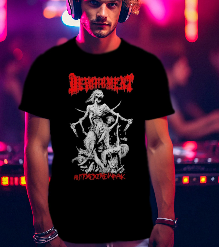 Devourment Butcher The Weak Undead Creature Scene T-Shirt