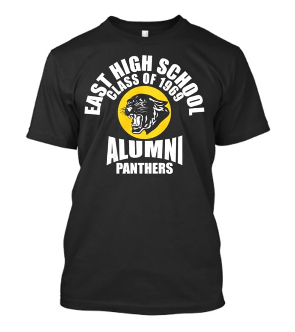 East High School Class Of 1958 Alumni Panthers T-Shirt