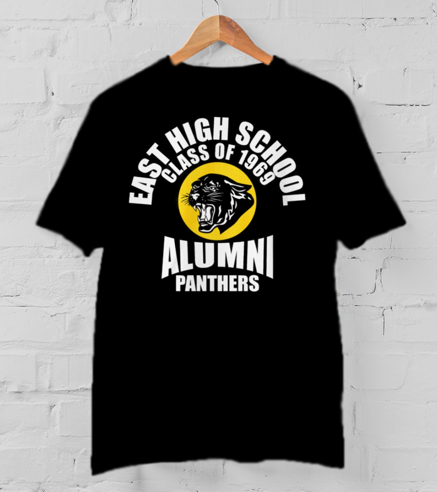 East High School Class Of 1958 Alumni Panthers T-Shirt