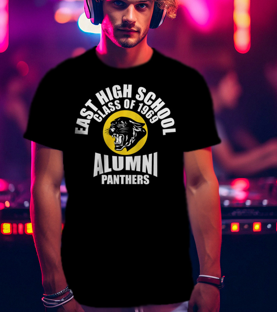 East High School Class Of 1958 Alumni Panthers T-Shirt