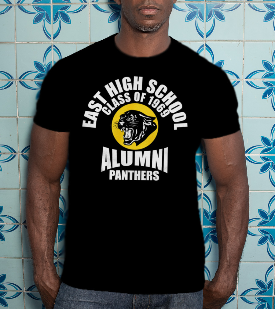 East High School Class Of 1958 Alumni Panthers T-Shirt