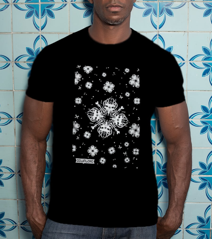 Download Festival Snowflake Pattern T-Shirt