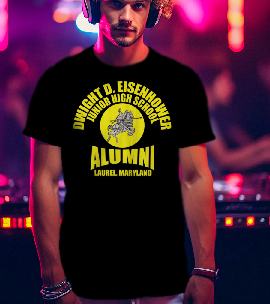 Dwight D Eisenhower Junior High School Alumni Laurel Maryland T-Shirt