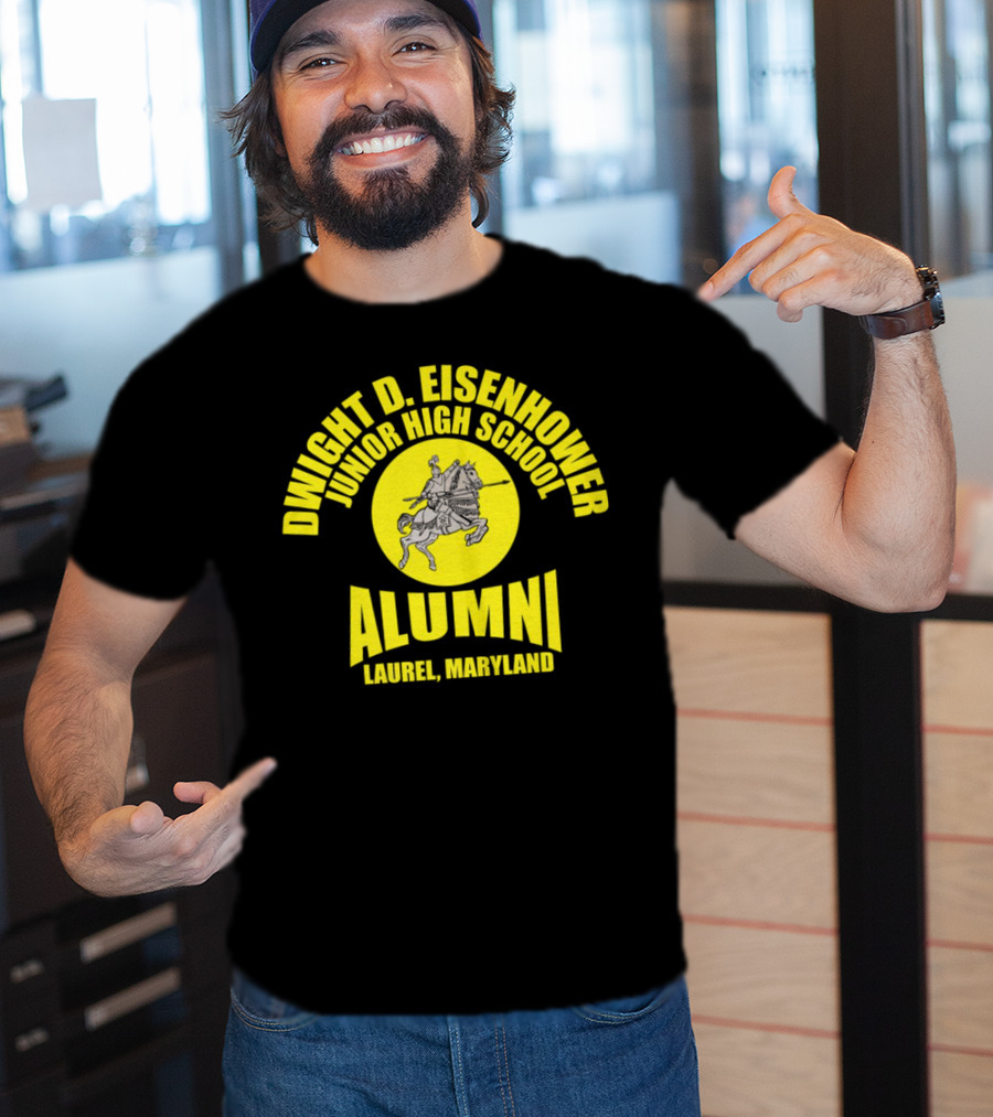 Dwight D Eisenhower Junior High School Alumni Laurel Maryland T-Shirt