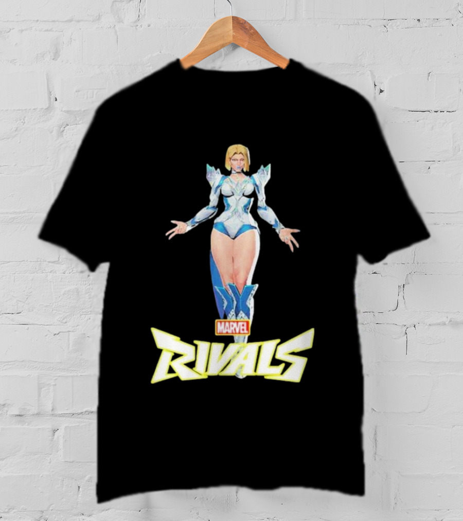 Emma Frost Marvel Rivals Season 2 Hellfire Gala Game Characters T-Shirt
